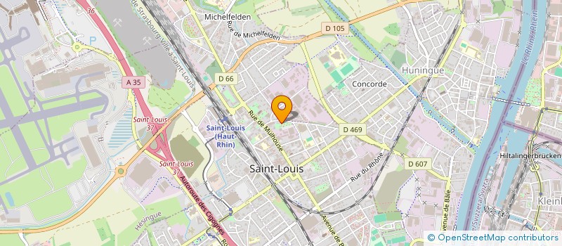 localisation de l'entreprise SCI LA BERGERIE  SAINT-LOUIS