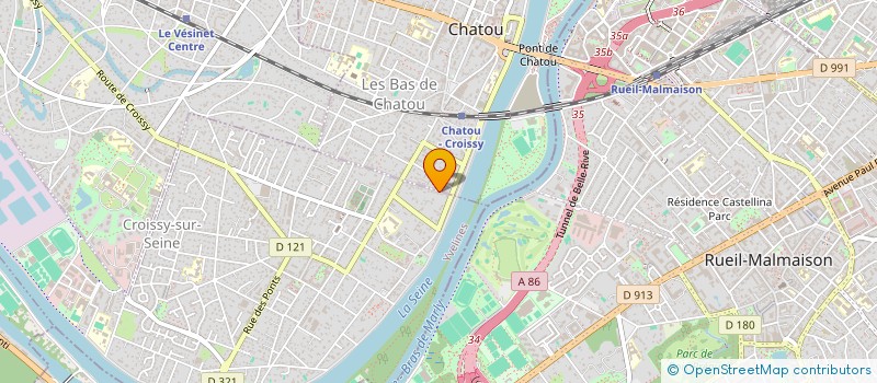 localisation de l'entreprise SCI LA BERGERIE  CROISSY-SUR-SEINE