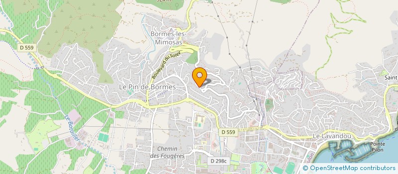 localisation de l'entreprise SCI LA BERGERIE à BORMES-LES-MIMOSAS