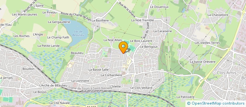 localisation de l'entreprise SCI LA BERGERIE à COUERON