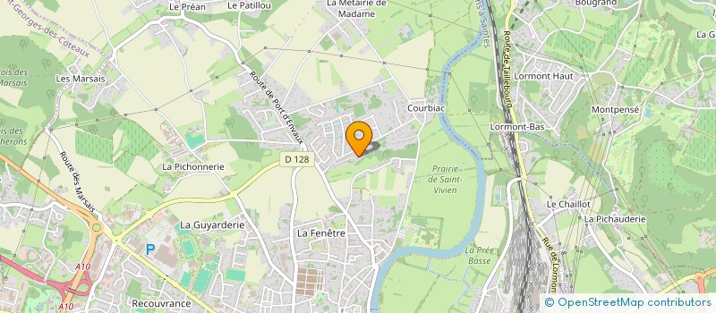 localisation de l'entreprise SCI LA BERGERIE  SAINTES