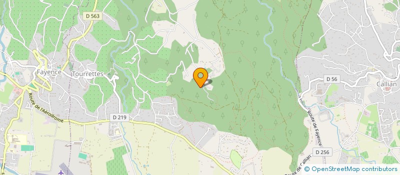 localisation de l'entreprise SCI LA BERGERIE  TOURRETTES