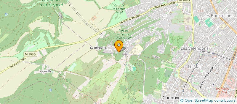 localisation de l'entreprise SCI LA BERGERIE à DIJON