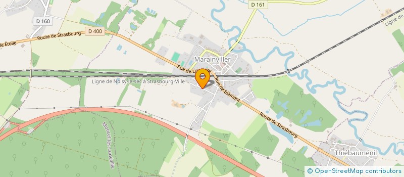 localisation de l'entreprise SCI LA BERGERIE  MARAINVILLER