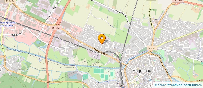 localisation de l'entreprise SCI LA BERGERIE  HAGUENAU