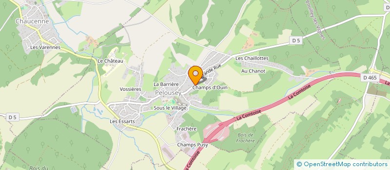 localisation de l'entreprise SCI LA BERGERIE  LANTENNE-VERTIERE