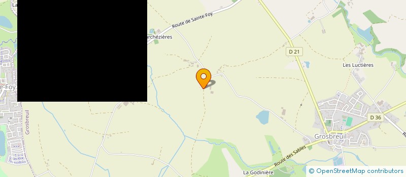 localisation de l'entreprise SCI LA BERGERIE  TALMONT-SAINT-HILAIRE