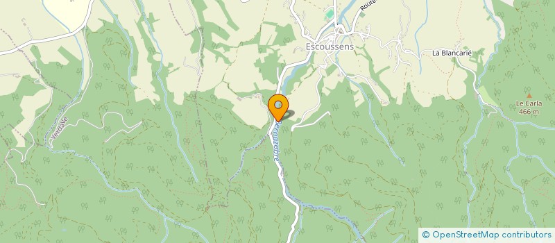 localisation de l'entreprise SCI LA BERGERIE  AIGUEFONDE