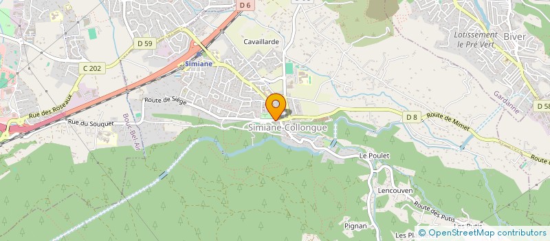 localisation de l'entreprise SCI LA BERGERIE  CADENET