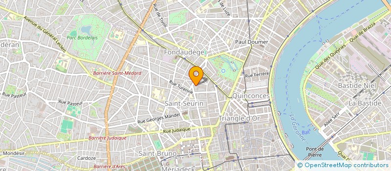 localisation de l'entreprise SCI LA BERGERIE  BORDEAUX