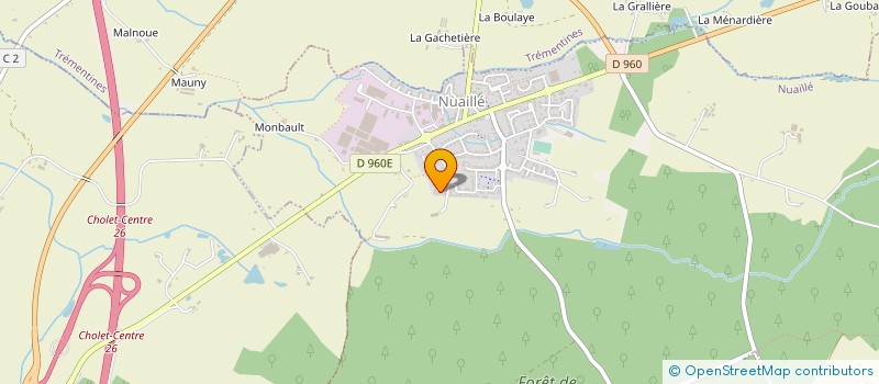 localisation de l'entreprise SCI LA BERGERIE  TREMENTINES