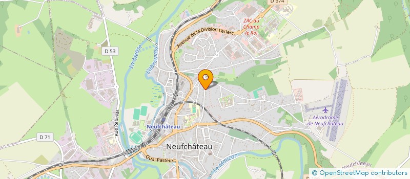 localisation de l'entreprise SCI LA BERGERIE à NEUFCHATEAU