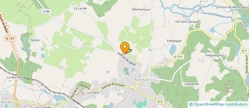 localisation de l'entreprise SCI LA BERGERIE DANOISE à SAINT-PARDOUX-LE-LAC