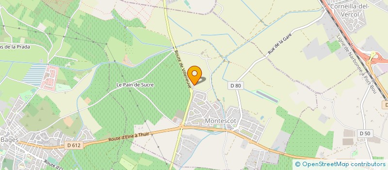 localisation de l'entreprise SCI LA BERGERIE DU MAS D'AVALL  ELNE