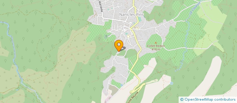 localisation de l'entreprise SCI LA BERGERONNETTE  NANS-LES-PINS