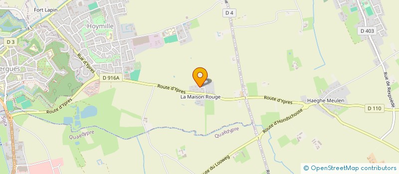 localisation de l'entreprise SCI LA BERGUENARDE  HOYMILLE