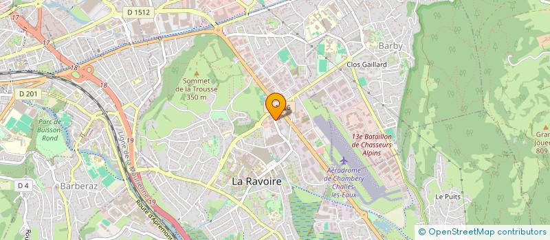 localisation de l'entreprise SCI LA BERLINE  LA RAVOIRE