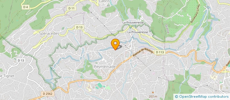 localisation de l'entreprise SCI LA BERLOQUE  PEYMEINADE