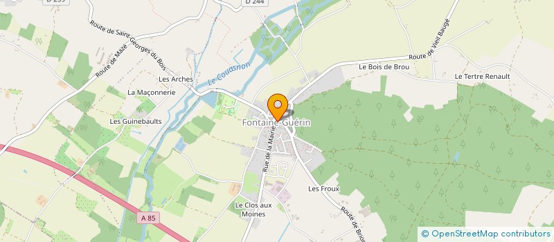 localisation de l'entreprise SCI LA BERLOTTE à BRISSAC LOIRE AUBANCE