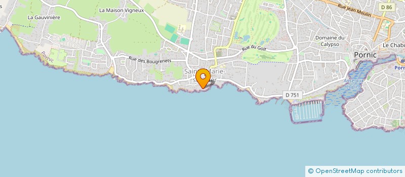 localisation de l'entreprise SCI LA BERNACHE  PORNIC