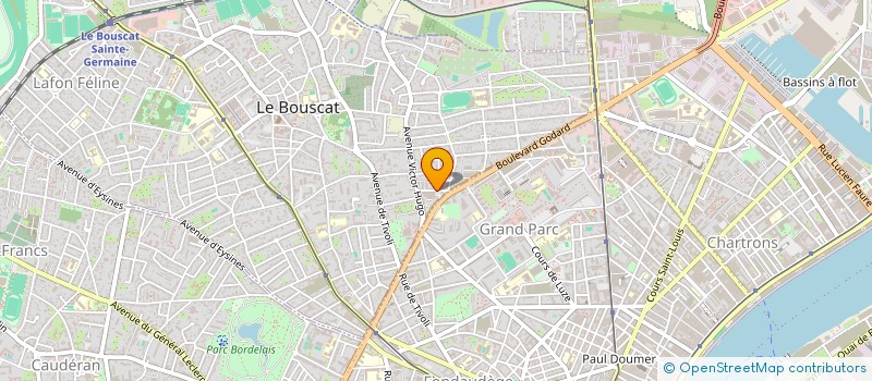 localisation de l'entreprise SCI LA BERNARCHE  LE BOUSCAT