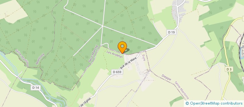 localisation de l'entreprise SCI LA BERNEGOUE  MARTAGNY