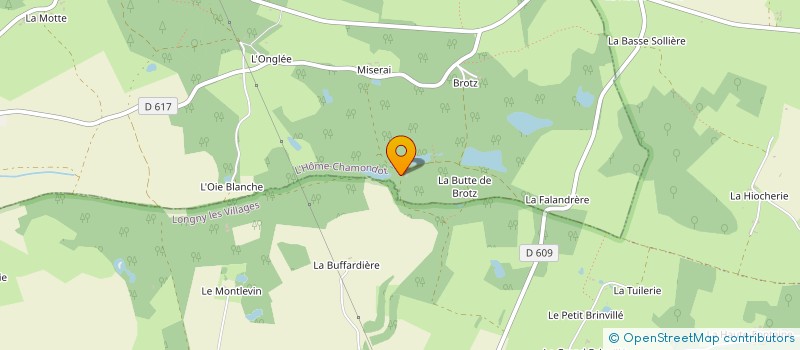 localisation de l'entreprise SCI LA BERNETTE à LONGNY LES VILLAGES