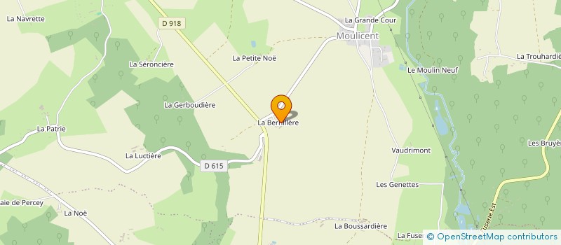 localisation de l'entreprise SCI LA BERNILLIERE à LONGNY LES VILLAGES