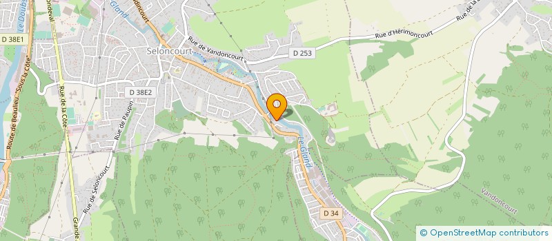 localisation de l'entreprise SCI LA BERNOISE  SELONCOURT