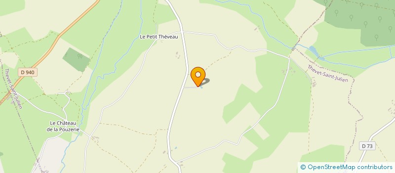 localisation de l'entreprise SCI LA BERRIAUDE à THEVET-SAINT-JULIEN