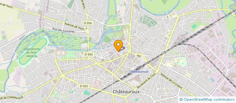 localisation de l'entreprise SCI LA BERRICHONNE à CHATEAUROUX