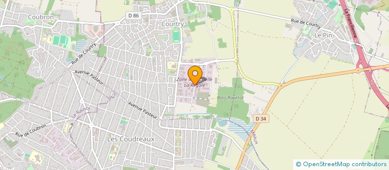localisation de l'entreprise SCI LA BERRICHONNE à COURTRY
