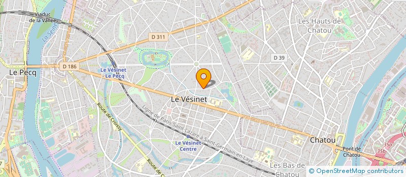 localisation de l'entreprise SCI LA BERRUYERE  LE VESINET