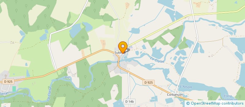 localisation de l'entreprise SCI LA BERTAUDRIE à MEZIERES-EN-BRENNE