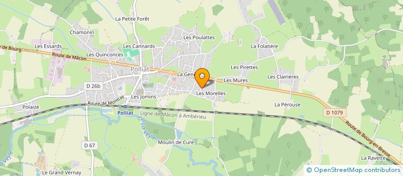 localisation de l'entreprise SCI LA BERTHELONIE à POLLIAT