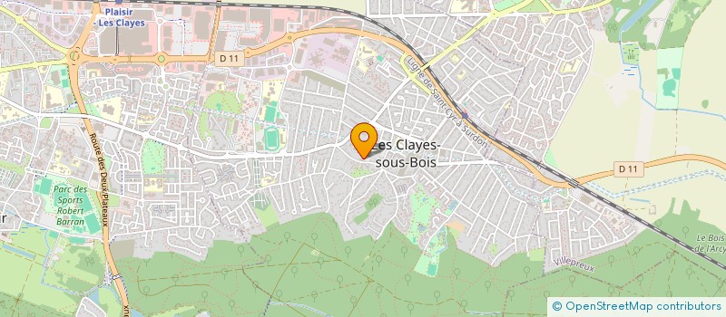 localisation de l'entreprise SCI  LA BESNARDERIE à LES CLAYES-SOUS-BOIS