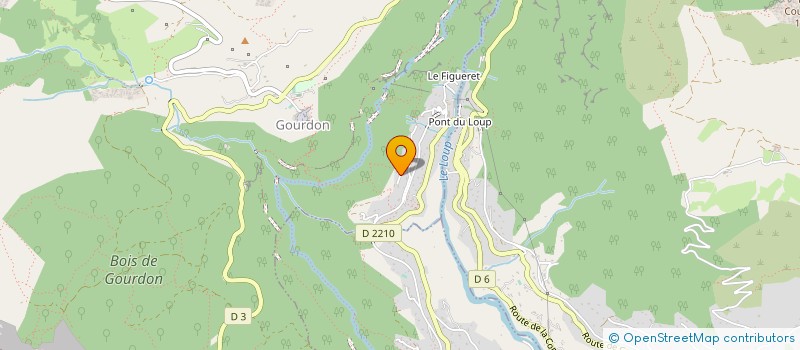 localisation de l'entreprise SCI LA BESSURANE à LE BAR-SUR-LOUP