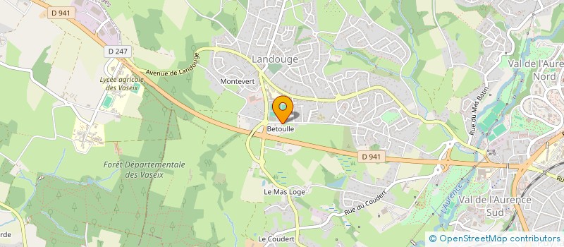 localisation de l'entreprise SCI LA BETOULLE à LIMOGES