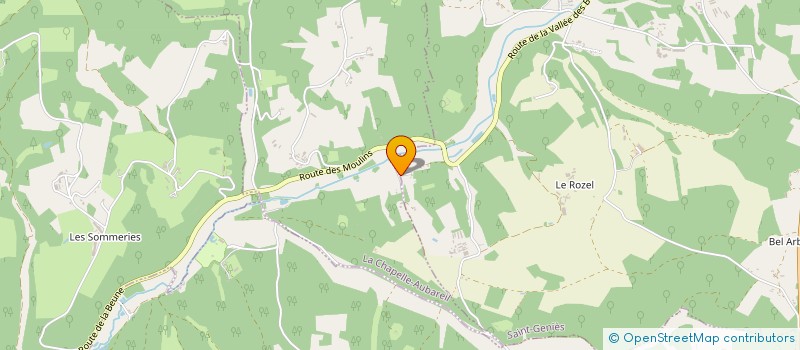 localisation de l'entreprise SCI LA BEUNE  SAINT-GENIES