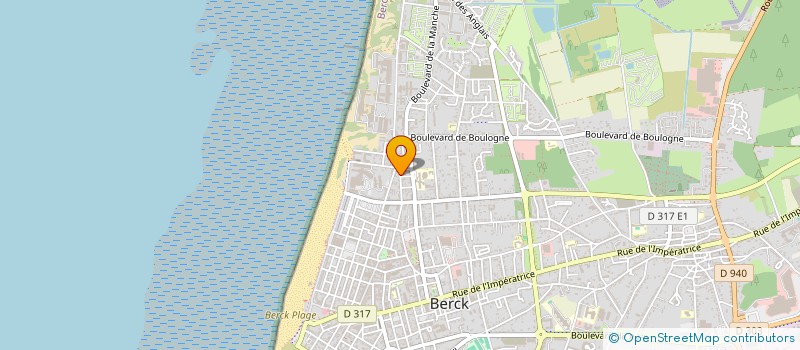 localisation de l'entreprise SCI LA BICHE à BERCK