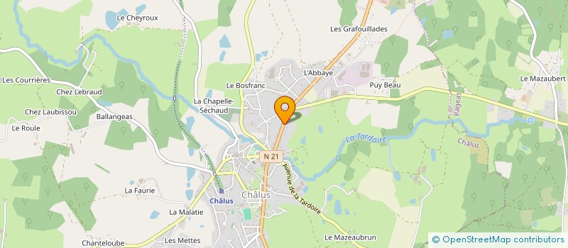 localisation de l'entreprise SCI LA BICHE à LAVIGNAC