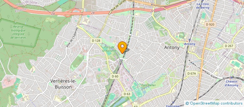 localisation de l'entreprise SCI LA BICHE à ANTONY