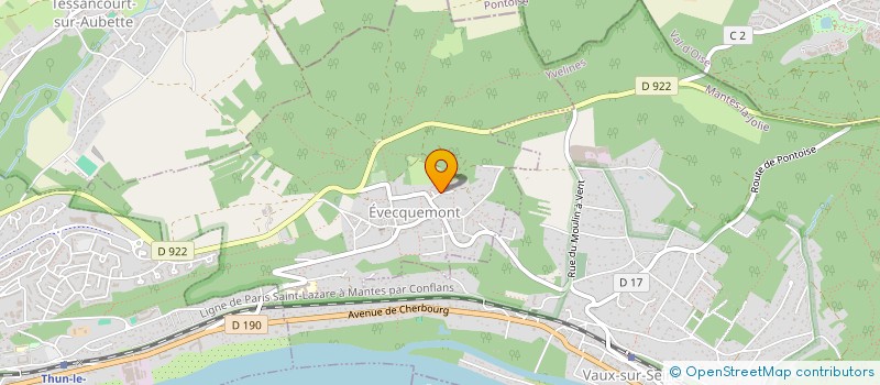 localisation de l'entreprise SCI LA BIENANOU  EVECQUEMONT