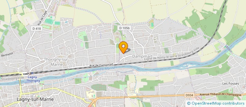 localisation de l'entreprise SCI LA BIENVEILLANCE  DAMPMART