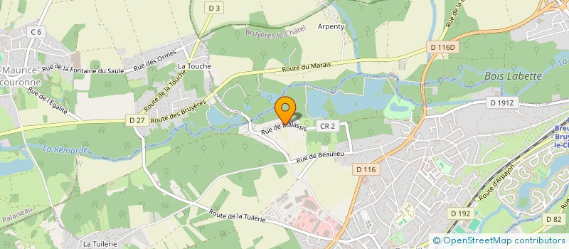 localisation de l'entreprise SCI LA BIGAUDIERE  BREUILLET