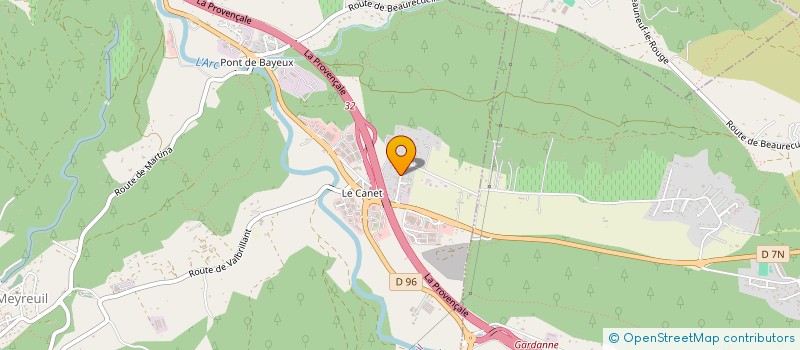 localisation de l'entreprise SCI LA BIGONNE  MEYREUIL