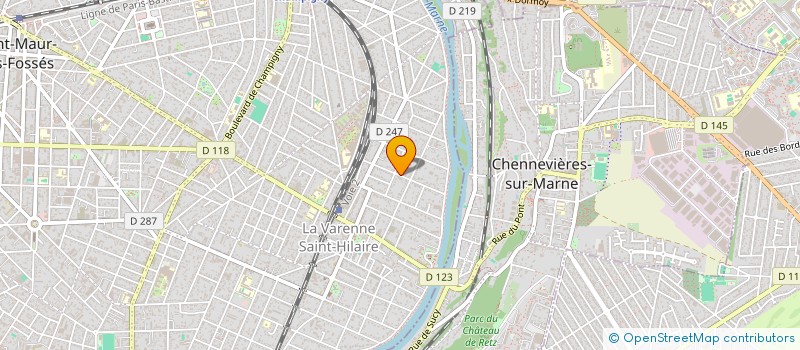 localisation de l'entreprise SCI LA BIGORDINE à SAINT-MAUR-DES-FOSSES