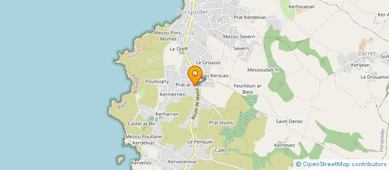 localisation de l'entreprise SCI LA BIGORNE  PORSPODER