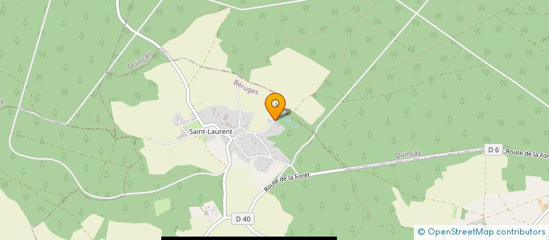 localisation de l'entreprise SCI LA BIGOTERIE  BERUGES