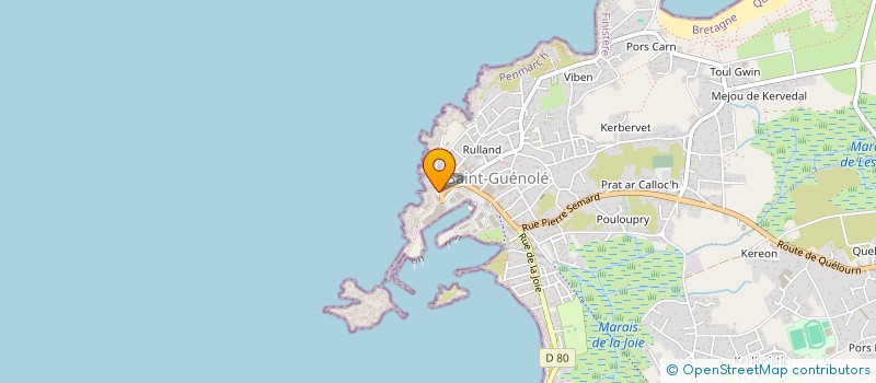 localisation de l'entreprise SCI LA BIGOUDENE  PENMARCH